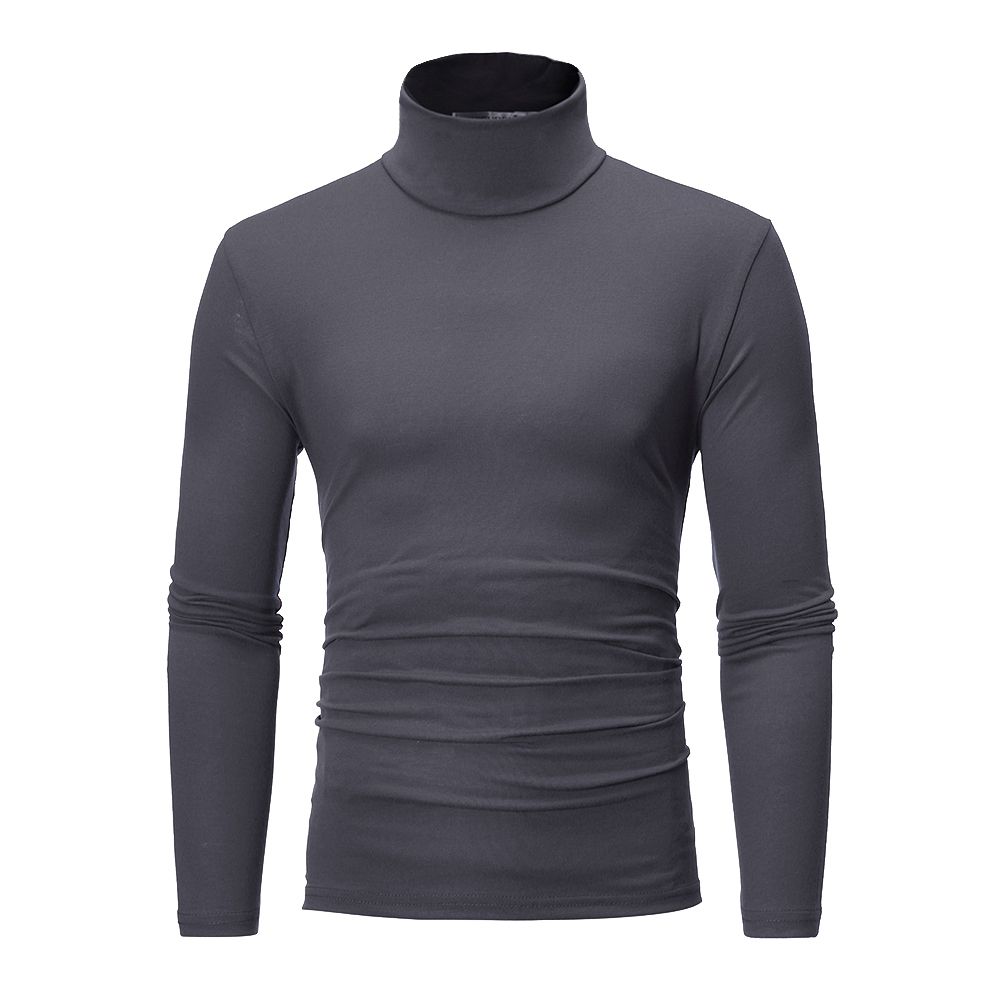 Winter High Neck T Shirt Mens Thermal 