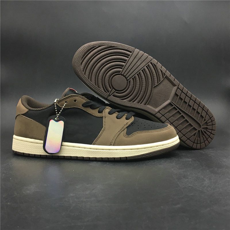 Alta Versión 1 Baja Cactus Jack Zapatos De Diseño Del Baloncesto Del Hombre  I Negro Vela Oscuridad De La Universidad Mocha Red Zapatillas De Deporte De  Moda Con La Caja Por Freerunpack,