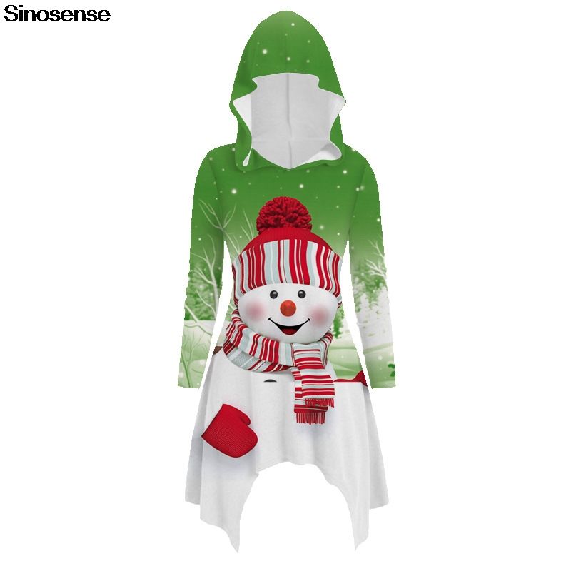 christmas hoodie dress