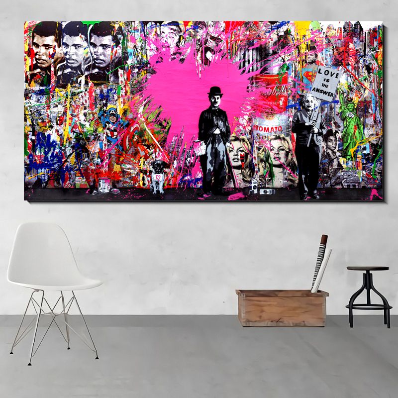 2020 Large Canvas Wall Decor Pop Art Painting Abstract Street