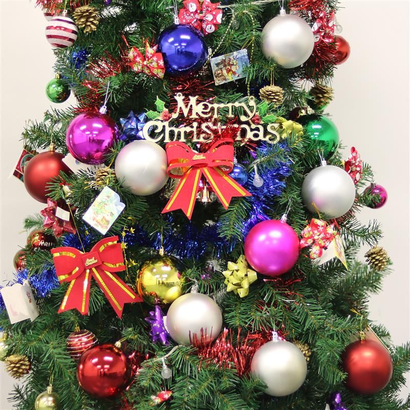 solid christmas ornaments
