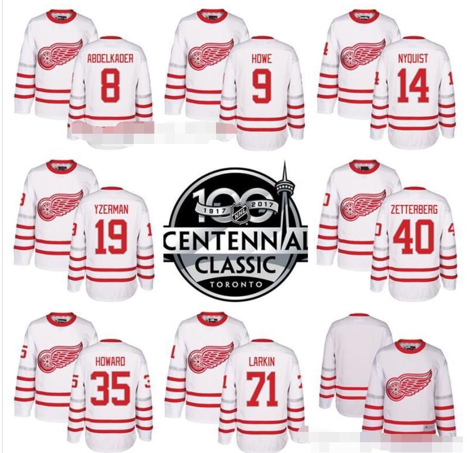 detroit red wings centennial classic jersey