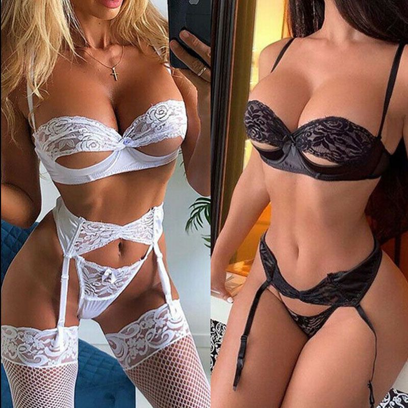 seksi ic giyim dantel ust sutyen ic kiyafeti sleepwear seti kadin seksi acik catal meme setleri 070 227 maruz kadin