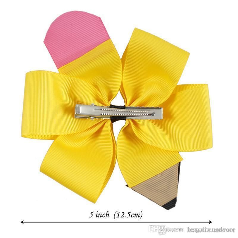 Su Arco 1 Bowknot De Cabello De 5 Pulgadas Con Horquilla Su Arco 1 Bowknot De Cabello De 5 Pulgadas Con Horquilla