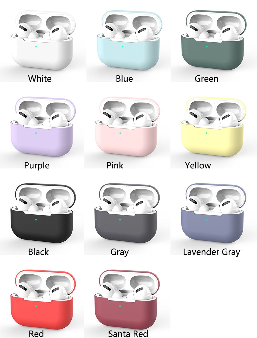 Купить Для Airpods Pro Case Cover AirPods 2019 Новый Зарядный Чехол  Ударостойкой Мягкий Силиконовый Защитный Чехол На Airpods Pro Недорого |  Быстрая Доставка И Качество | Ru.Dhgate