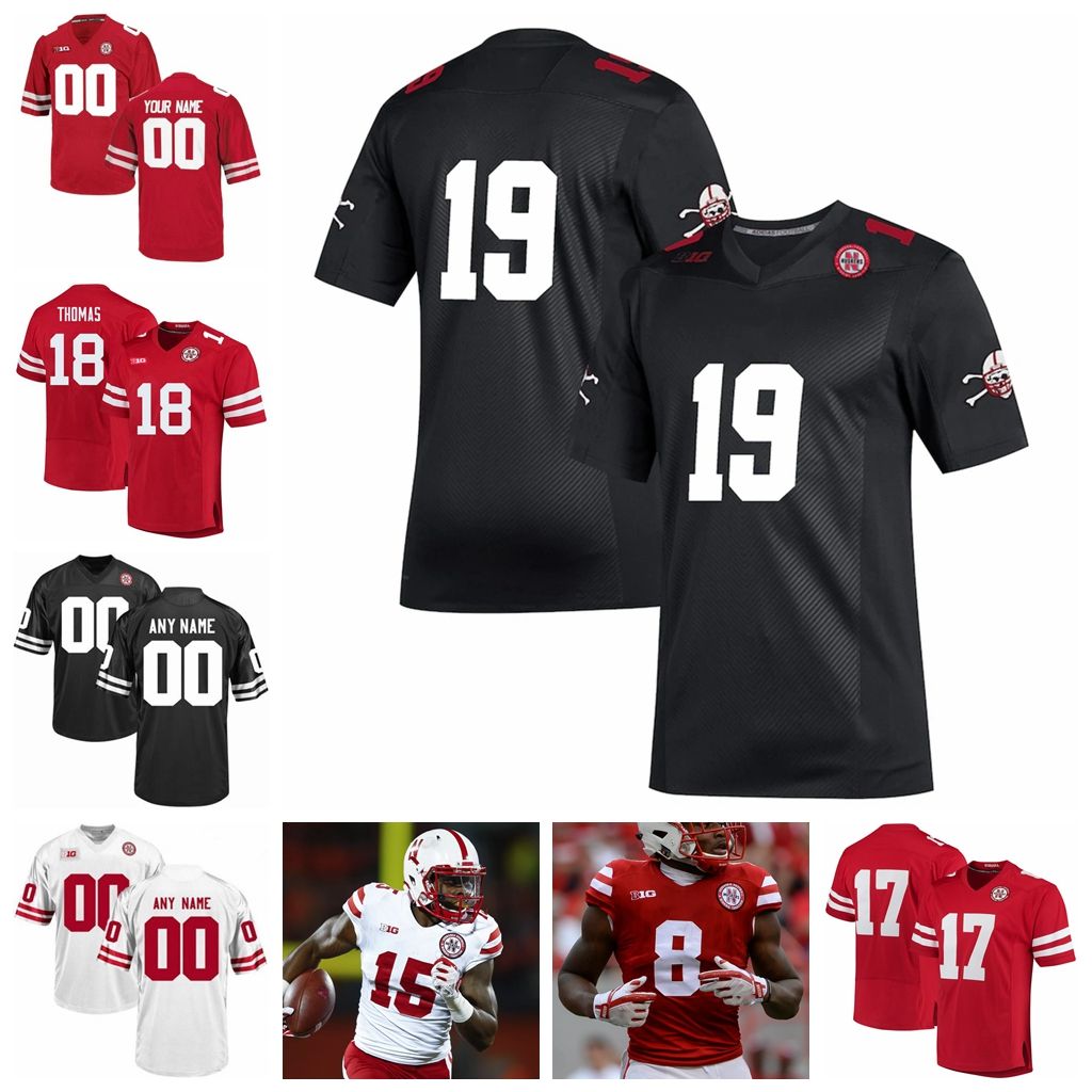 nebraska football jersey custom