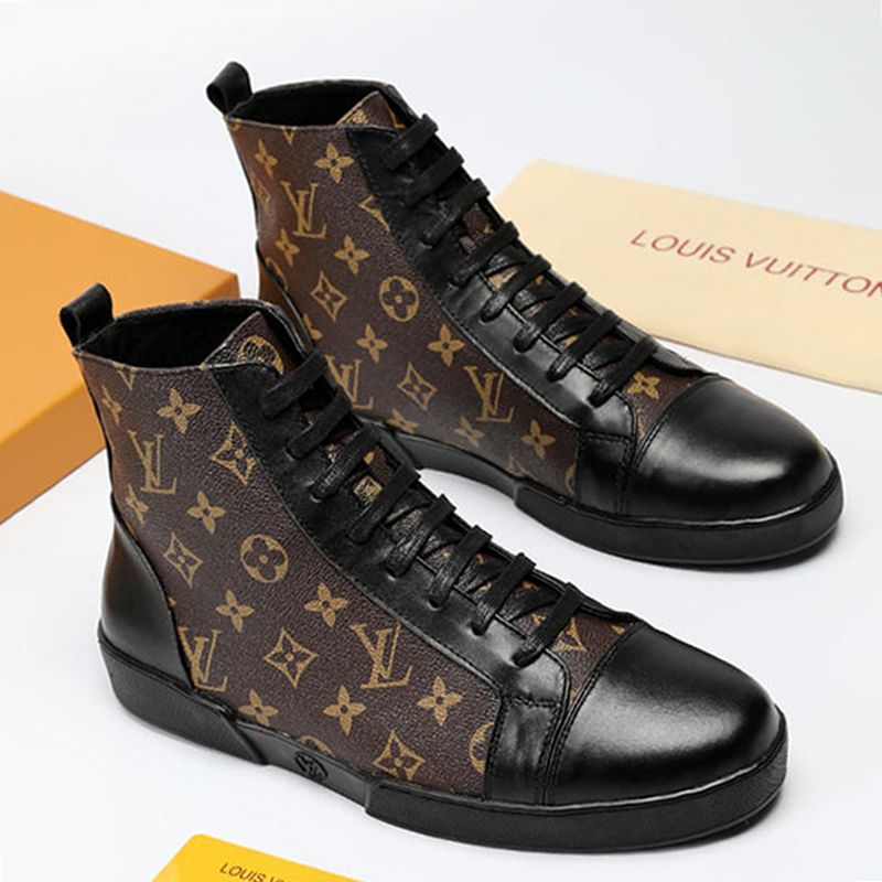 Louis Vuitton Match-up Sneaker Boot in Black for Men