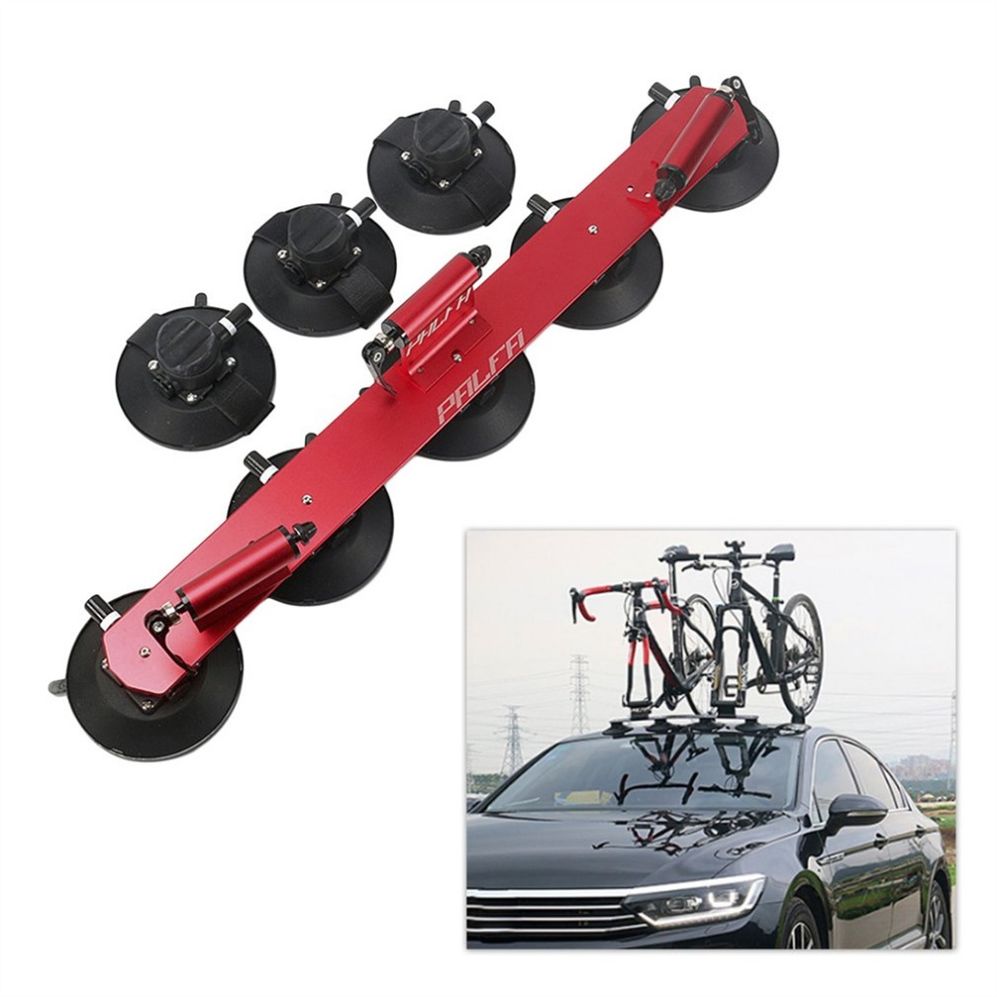 Aluminum Bike Bicycle Rack Carrier Suction Roof-top Quick Installation Roof Rack