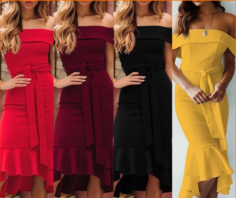 bodycon prom dresses 2019