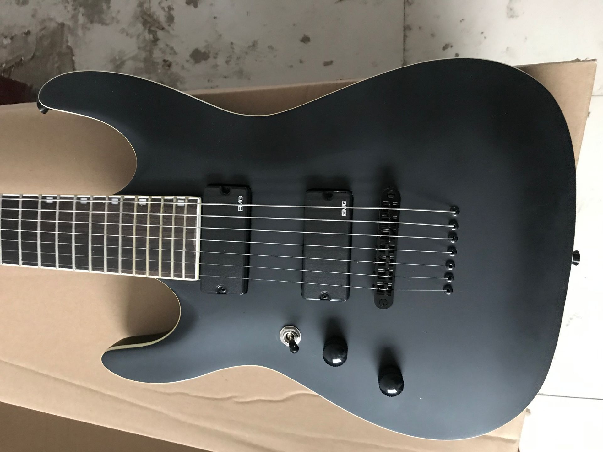 Left Handed Metallics James Hetfield MH 417 7 Strings Matte Black