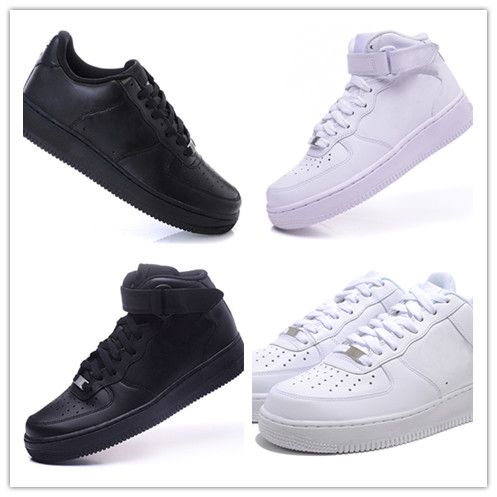 af1 negro con blanco