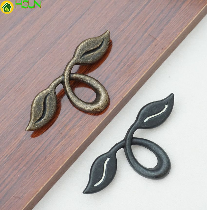 2019 2 Dresser Pull Drawer Pulls Handles Knob Antique Bronze Black