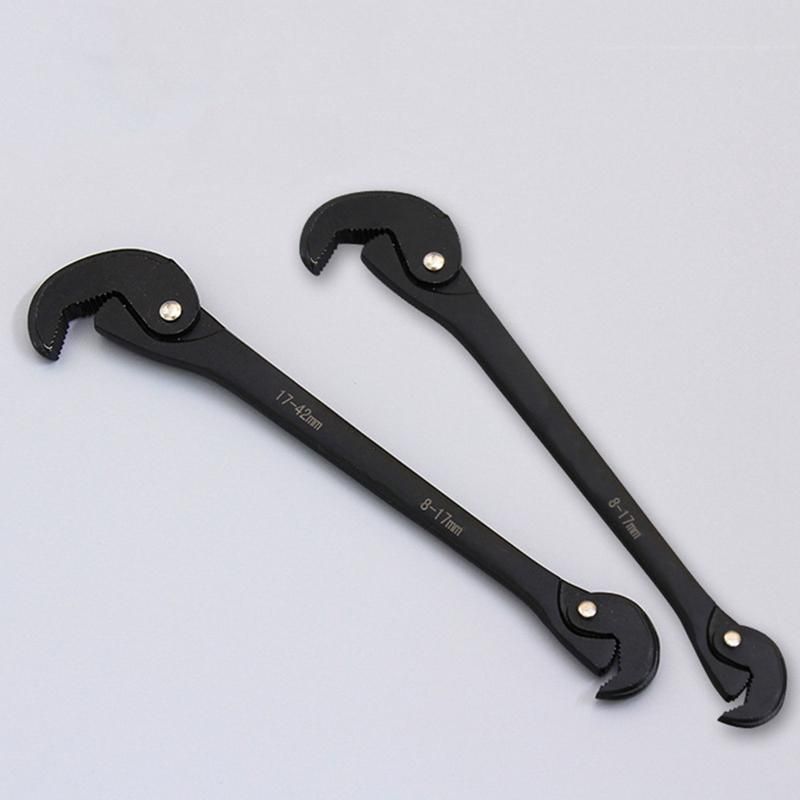 8-42mm Universal Wrench Adjustable Spanner Double-Head Quick Snap Grip Wrench
