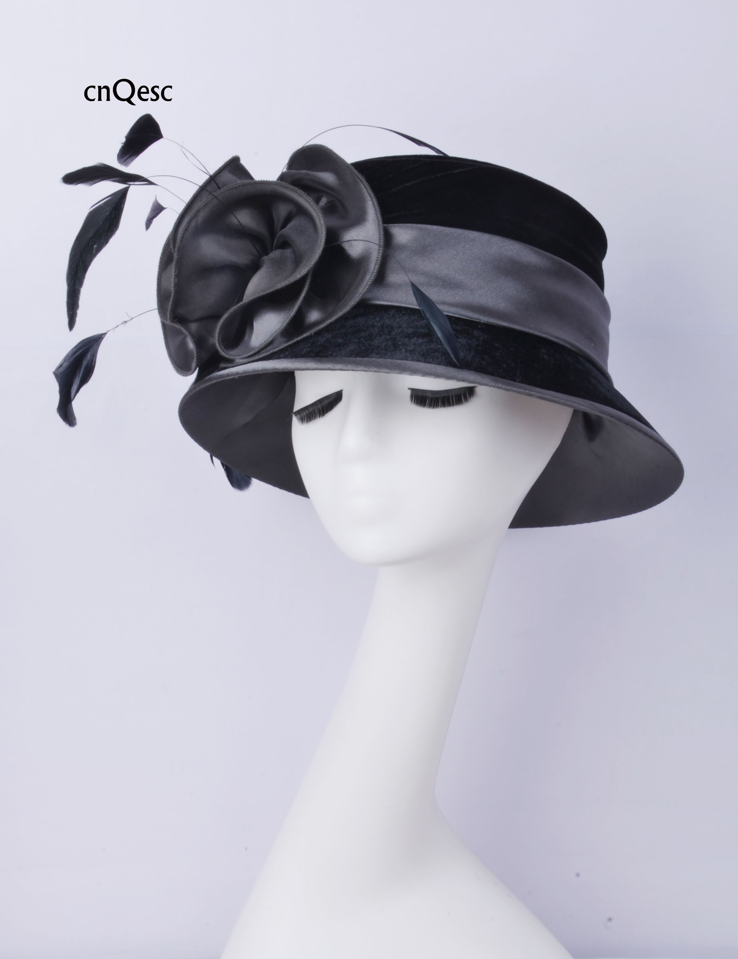 ladies grey wedding hats