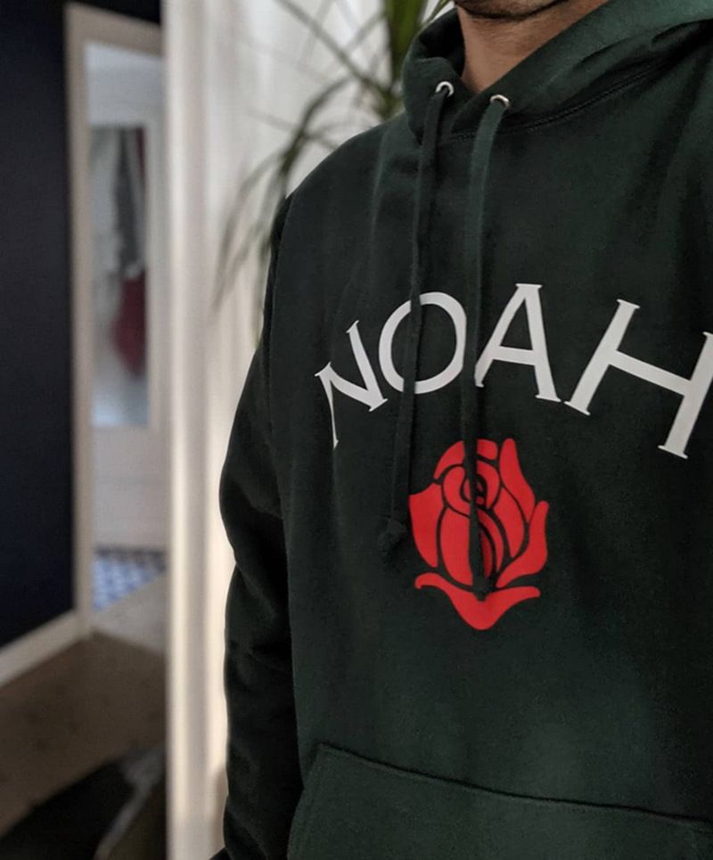 rose logo hoodie