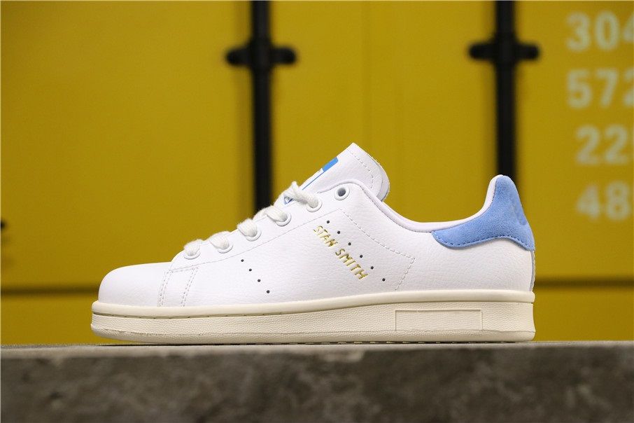 stan smith blue and gold