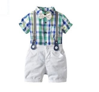 # 1 Plaid Toddler Boys Outfit