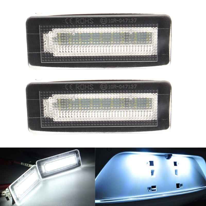 LED Number Car License Plate Light Lamp 12V 30V For Smart Fortwo W450
