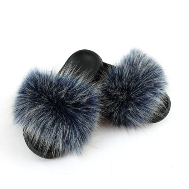 childrens faux fur slippers