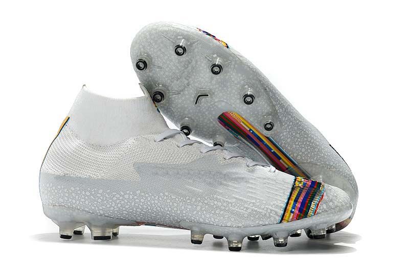 kids rainbow football boots