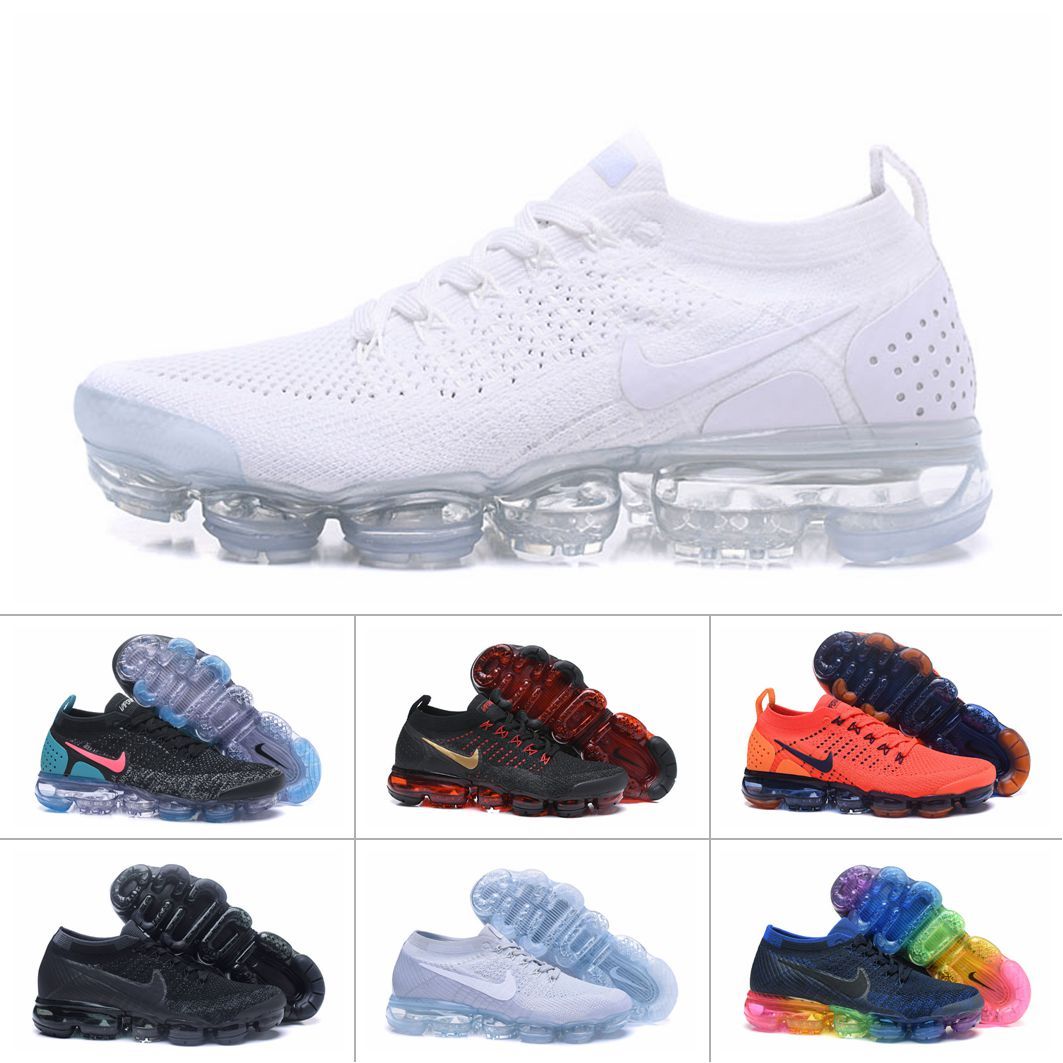 Nike air vapormax flyknit 2 white and blue Magazine do