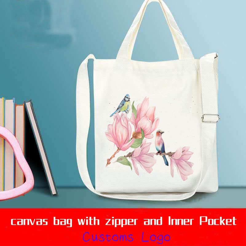 cloth tote bags with zipper