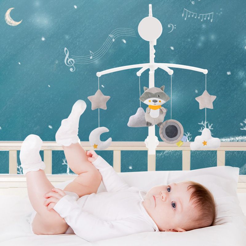 Cartoon Baby Crib Mobiles Rattles Music Educational Toys Bed Bell Carousel For Cots Infant Baby Toys 0 12 Months For Newborns Y0111 From Shanye07 15 57 Dhgate Com
