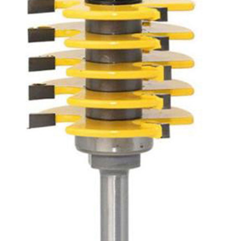 2020 Box Joint Router Bit Adjustable 5 Blade 3 Flute 8Mm Shank For Wood Cutter Tenon Cutter For
