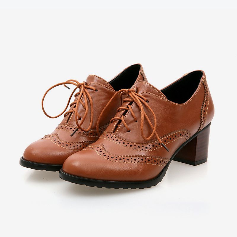 Venta > zapatos oxford vintage mujer > en stock