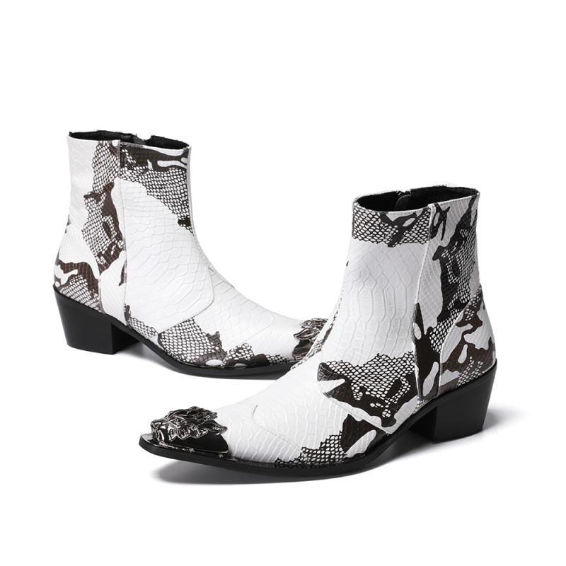 steel toe pointed boots