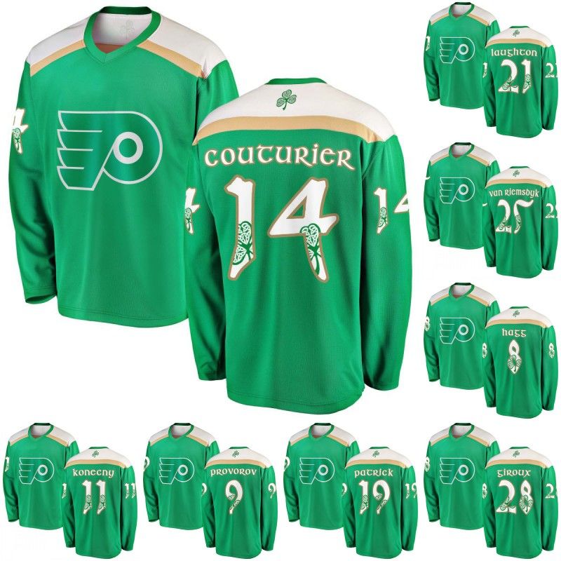 philadelphia flyers green jersey