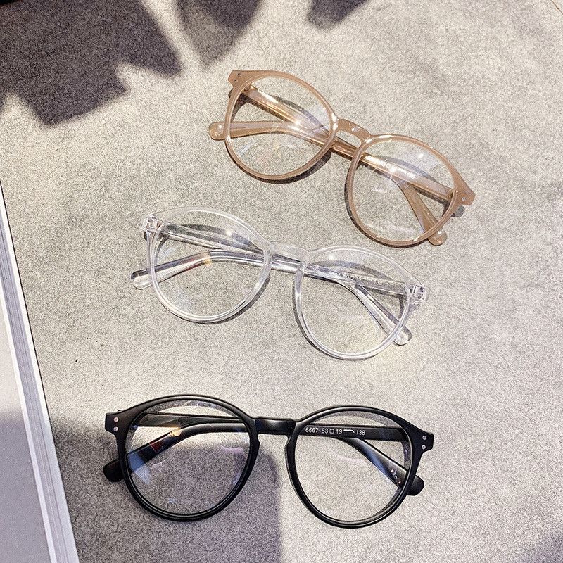 oversized fake round glasses