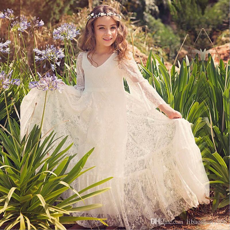 ivory little girl dress