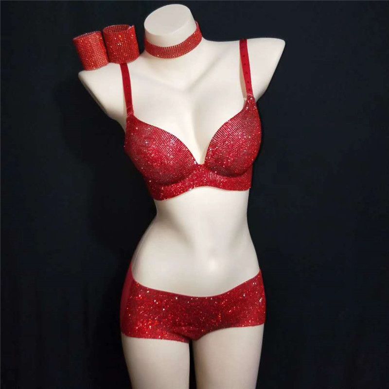 2020 D16 Hot Drilling Sexy Bikini Pole Dance Stage Wears Ballroom Costumes Bar Dress Bra Pants Dj Clothes Catwalk Show Performance Ds Bodysuit Dj From Programming Clothing 94 57 Dhgate Com