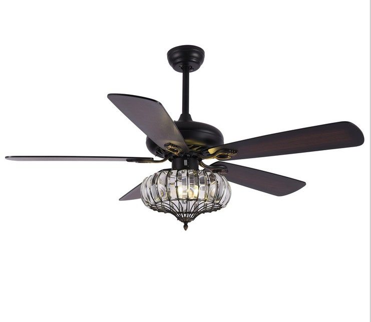 Whole Stylish And Brand Ceiling Fan Lamp American Crystal Invisible Household Luxury Living Room Electric Decorative Light Llfa Dhgate Com Whole Stylish And Brand, Luxury Ceiling Fan Brands