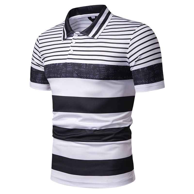 polo estampado hombre