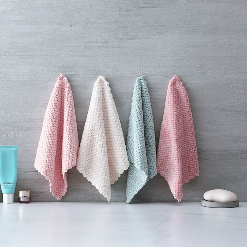 Toallas absorbentes de microfibra para el hogar toallas de cocina para limpieza de paño de lavado a rayas con flores novedad 