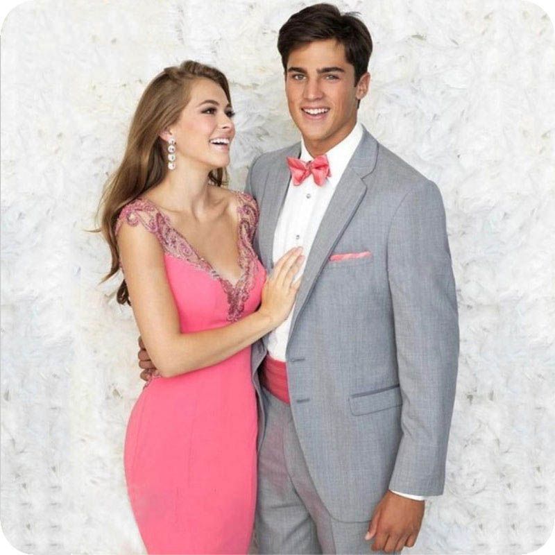 Summer Grey Groom Suits Beach Wedding Men Tuxedo Jacket