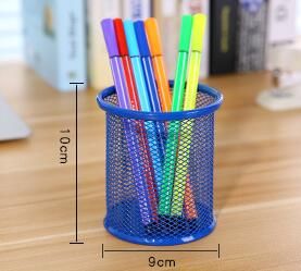 LOHRYVIO Pen Holder Mesh Pencil Holder Metal Pencil Holders Organizer for Desk 