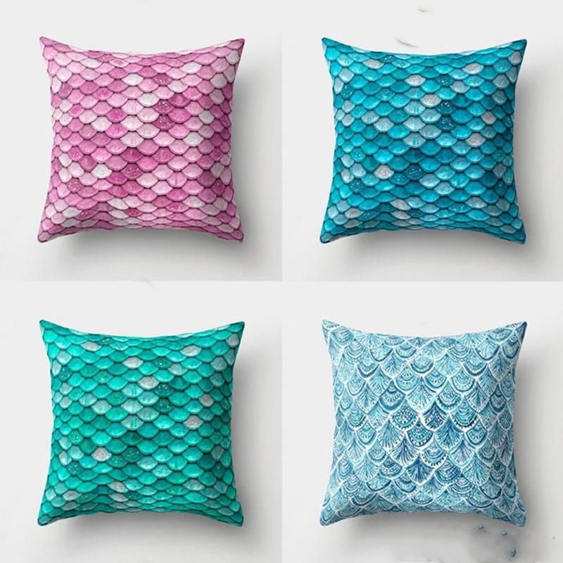 mermaid pillow covers