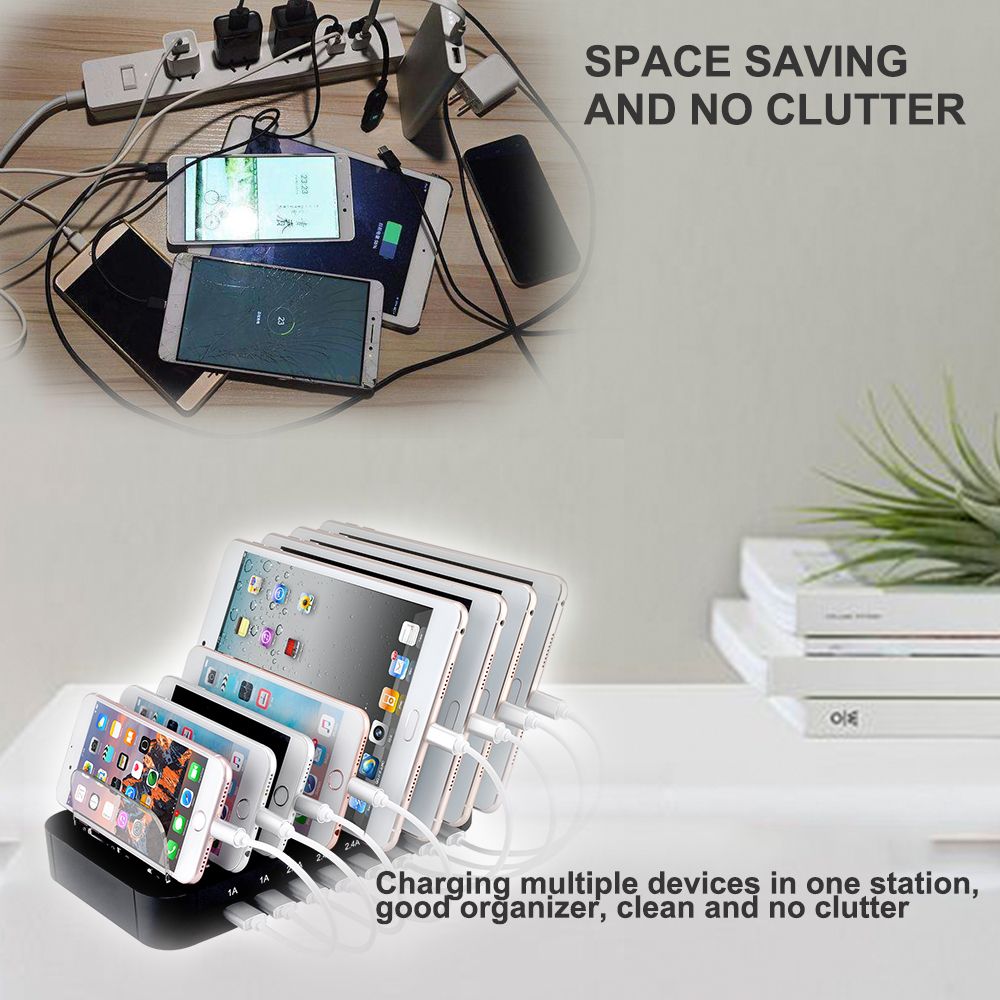 Usb Charging Station 8 Port Charger Station Multi Device Charger Universal For Iphone Cell Phone Tablet 2600mah Power Bank Charging Mat From Jerry01