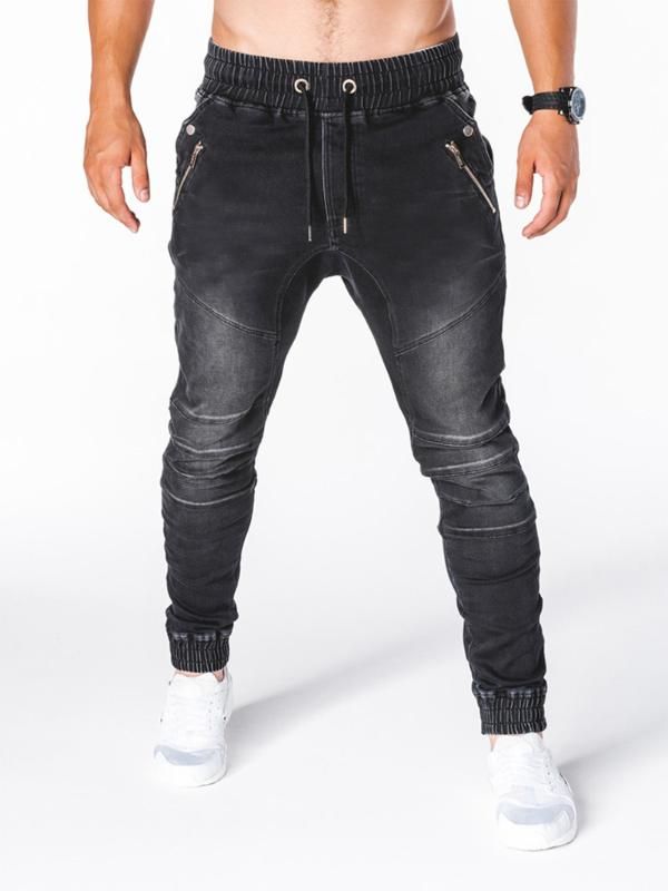 Donnay Heren - Joggingbroek Alec - Spijkerbroek blauw gemêleerd - Donnay  Nederland