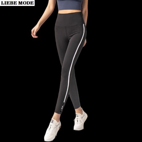 pink and black gym leggings