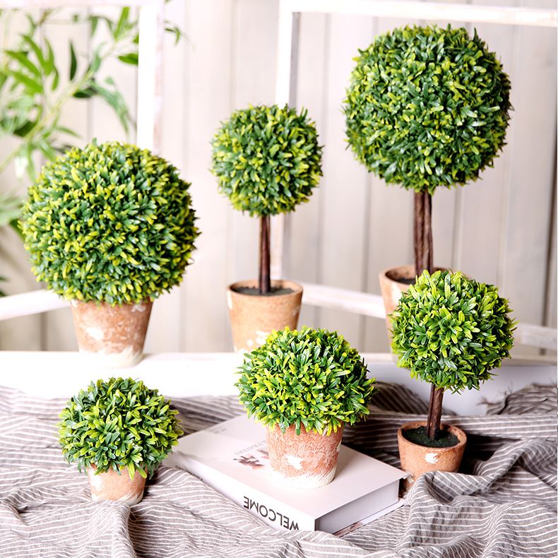 Bonsai Artificielle Faux plante en pot plantes accessoire de bureau vert Bonsa/ï petite plante verte fausse d/écoration de fleur