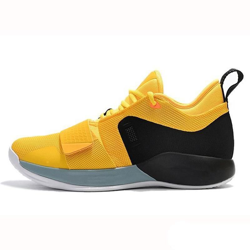 paul george shoes yellow and blue