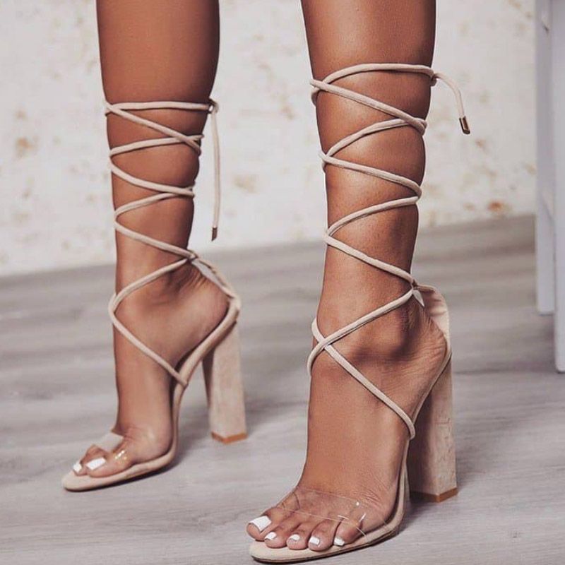 womens lace up heels