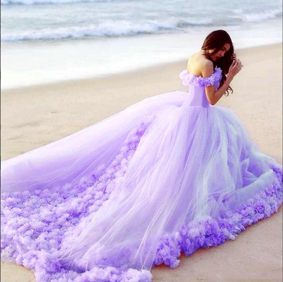 baby purple prom dresses