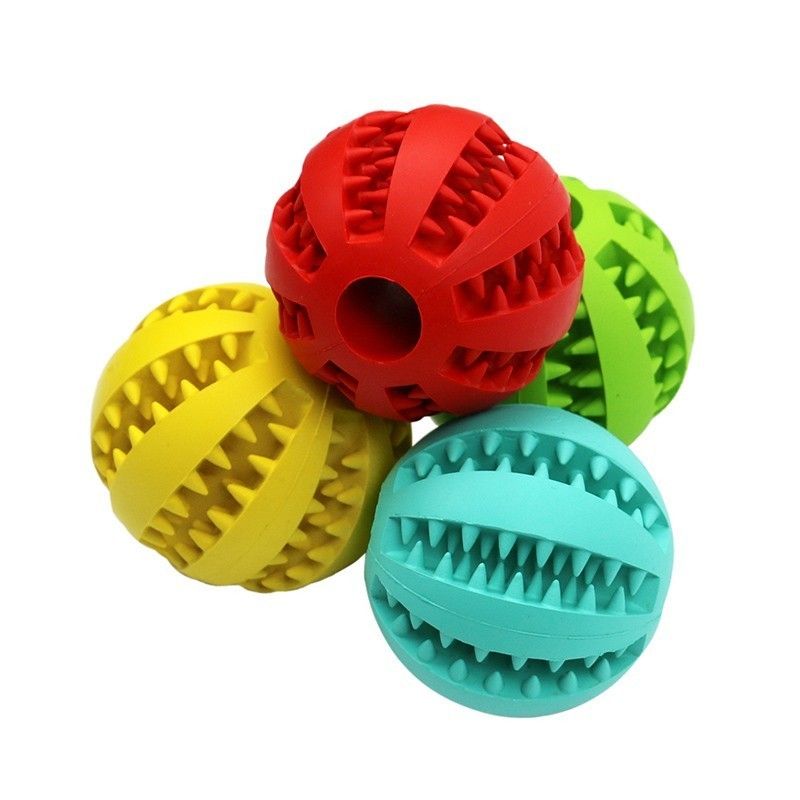 2021 Hot Sale Dog Toy Interactive Rubber Balls Pet Dog Cat Puppy
