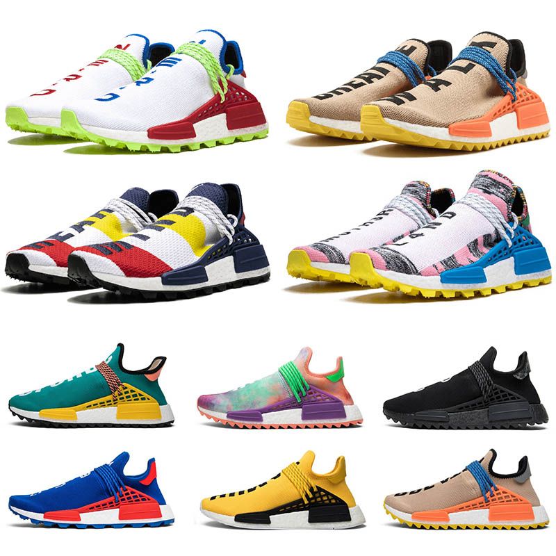 Athletic Shoes Online PW NMD Human Race X Pharrell Williams BBC Mens Women Running Designer Shoes Solar Pack Homecoming Pale Nude Men Sports Sneakers 492695640 DHgate.Com