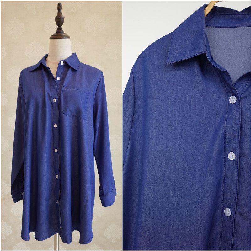 denim beach cover up